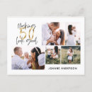 Search for 50th birthday save the date postcards Party