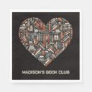 Search for book club napkins Reading