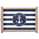 Search for nautical serving trays monogrammed