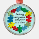 Search for jigsaw puzzle ornaments Awareness