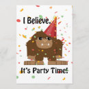 Search for bigfoot birthday invitations Party
