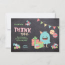 Search for monster thank you cards Fun