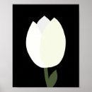 Search for black and white botanical art Tulip