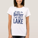 Search for lake life tshirts Life is better