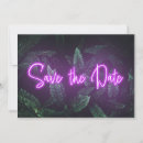 Search for neon save the dates Engagement