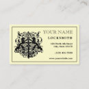 Search for locksmith business cards Vintage