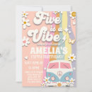 Search for groovy invitations Five is a vibe