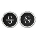 Search for black cufflinks simple