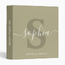 Search for sage green color binders Elegant