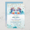Search for double baby shower invitations Blue