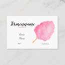 Search for cotton candy business cards Pink