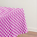 Search for pink and white gingham tablecloths Country