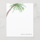 Search for palm tree stationery paper Tropical