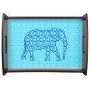 Search for elephant serving trays flowers
