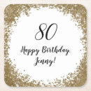 Search for 80th birthday coasters Milestone