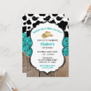 Search for western turquoise invitations Cowboy