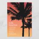 Search for summer vacation invitations Palm tree