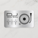 Search for music producer business cards Deejay
