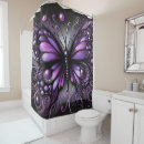 Search for purple and black shower curtains Whimsical