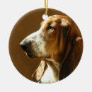 Search for basset hound ornaments Dog