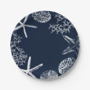Search for beach baby shower plates Starfish