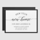 Search for new year moving announcement cards Simple
