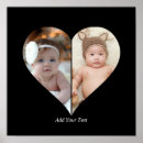 Search for heart shaped collage posters Black and white