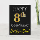 Search for 8th anniversary cards Eight