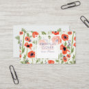 Search for poppy business cards Pattern