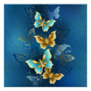 Search for vintage butterfly posters Gold