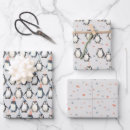 Search for penguin wrapping paper Illustration