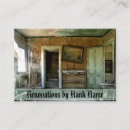 Search for home restoration business cards Builder