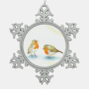 Search for robin ornaments Winter