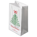 Search for modern christmas gift bags Red and green
