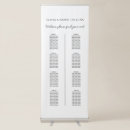 Search for seating chart banners Black and white