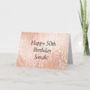 Search for rose gold birthday cards Trendy