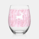 Search for christmas wine glasses Reindeer