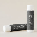 Search for lip balm favors Bridesmaid