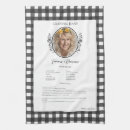 Search for recipe kitchen towels Family recipe keepsake