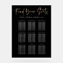 Search for black gold wedding seating charts Modern