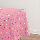 Search for pink polka dots tablecloths Spots