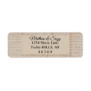 Search for music return address labels Vintage