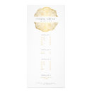 Search for spa menu rack cards Salon