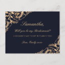 Search for bridal party proposal cards Navy