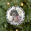 Search for cocker spaniel dog ornaments Cute