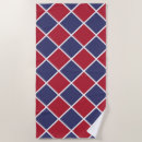 Search for red white blue beach towels Geometric