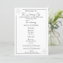 Search for rehearsal dinner programs Minimalist