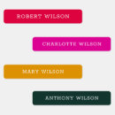 Search for name tags labels Colorful