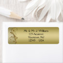 Search for wedding return address labels Golden