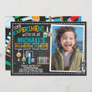 Search for science birthday invitations Boy
